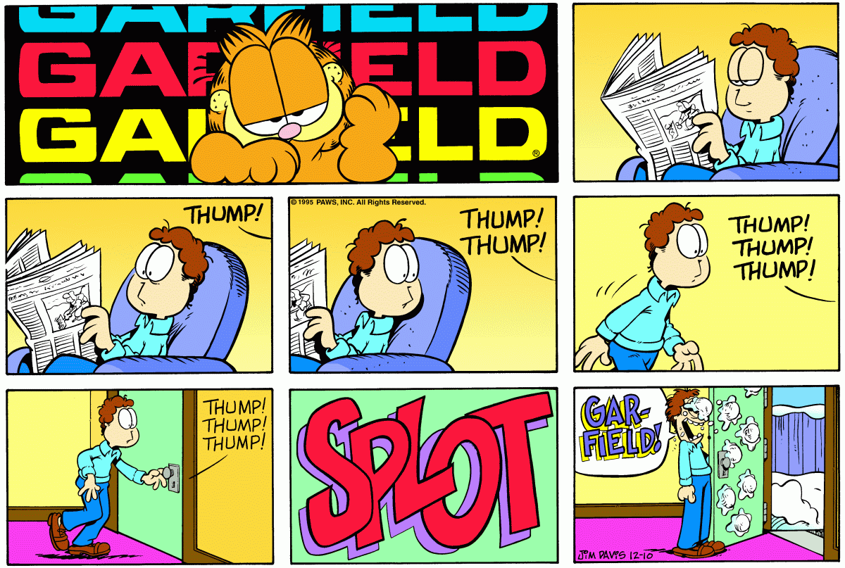 Garfield, December 10, 1995