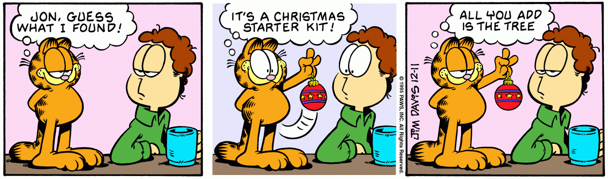 Garfield, December 11, 1995