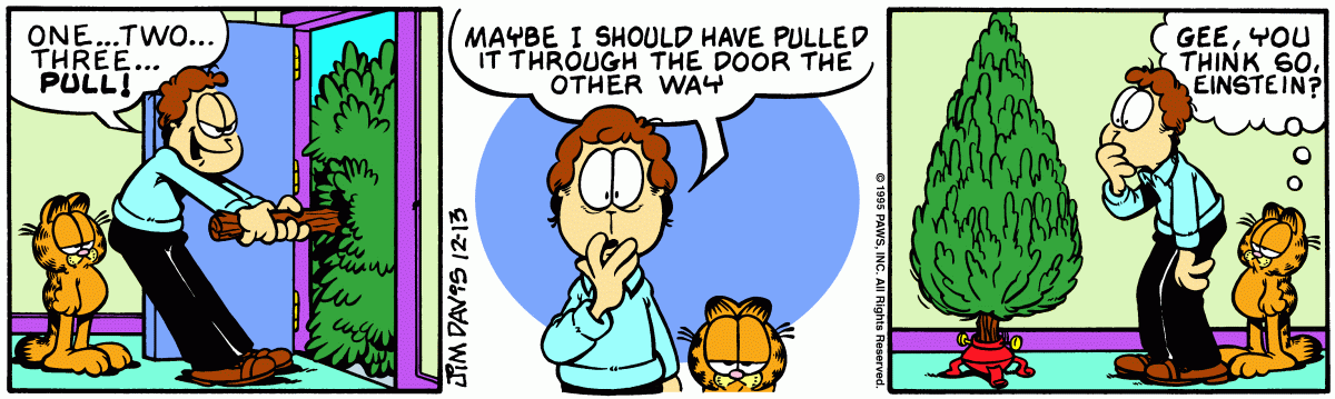 Garfield, December 13, 1995