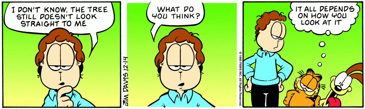 Garfield, December 14, 1995