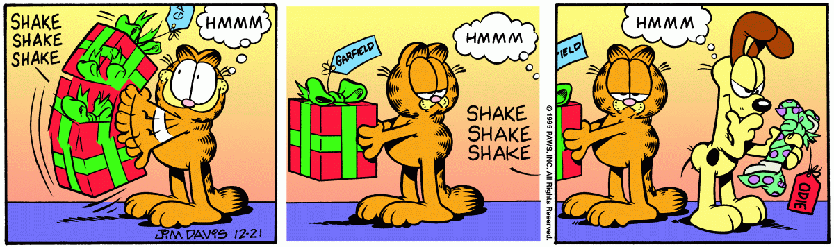 Garfield, December 21, 1995