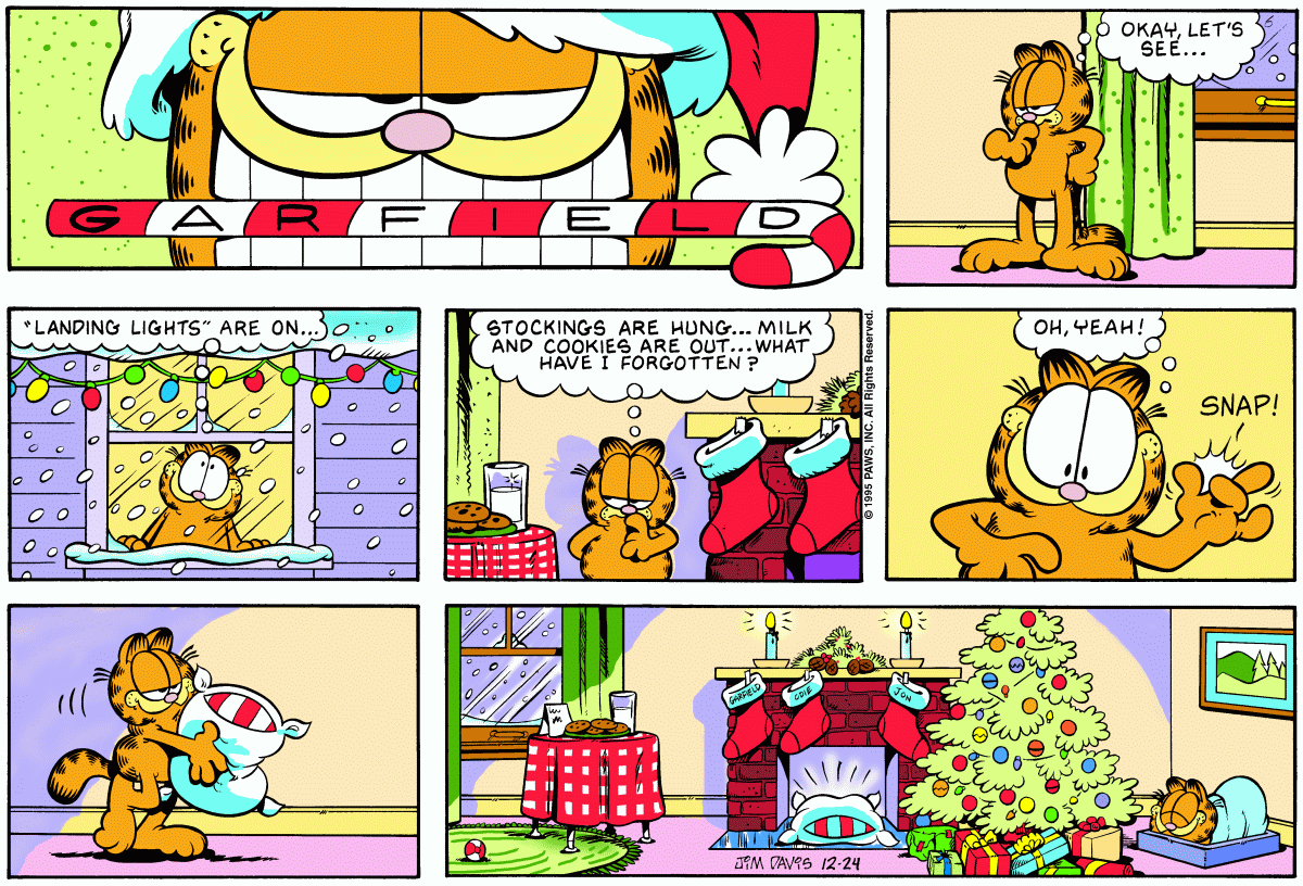 Garfield, December 24, 1995