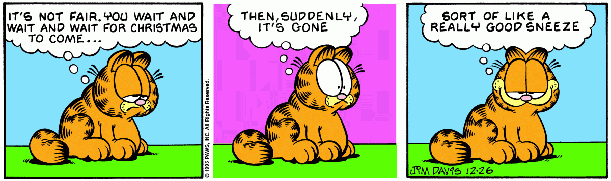 Garfield, December 26, 1995