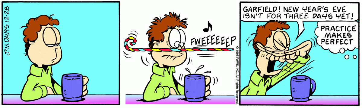 Garfield, December 28, 1995