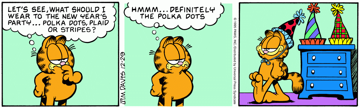 Garfield, December 29, 1995