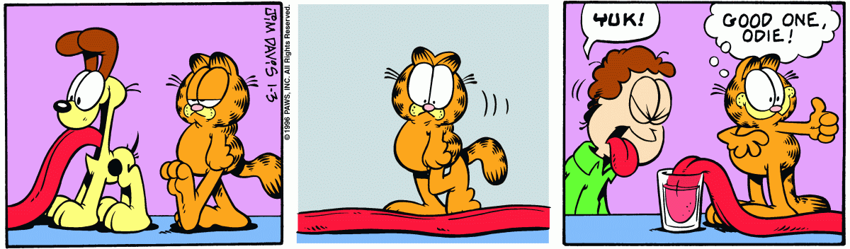 Garfield, January 3, 1996