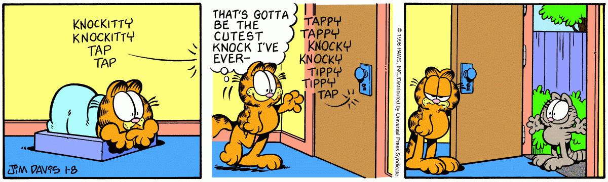 Garfield, January 8, 1996