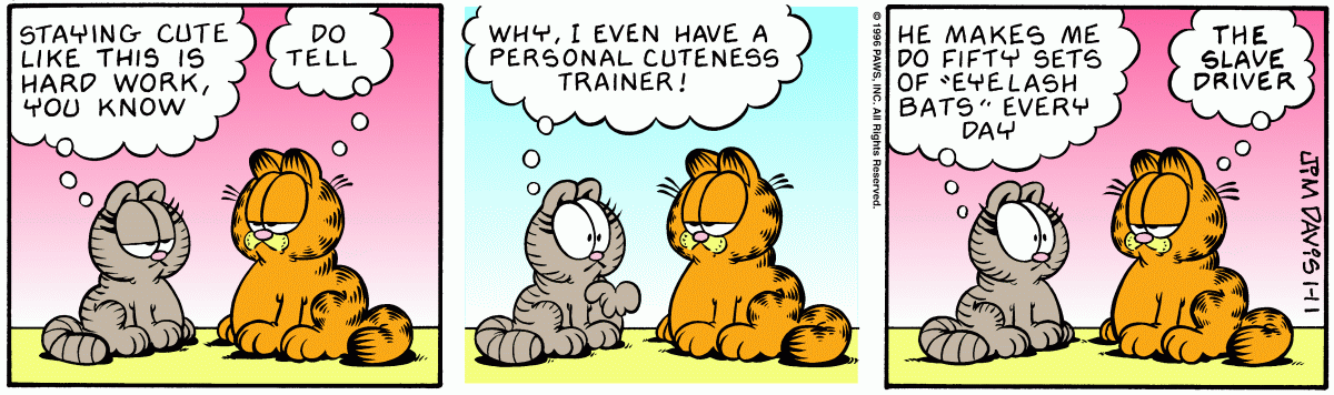 Garfield, January 11, 1996