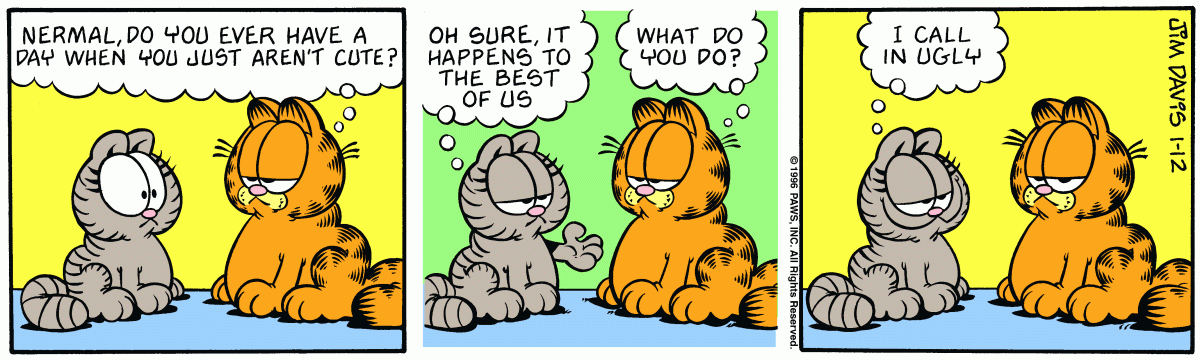 Garfield, January 12, 1996