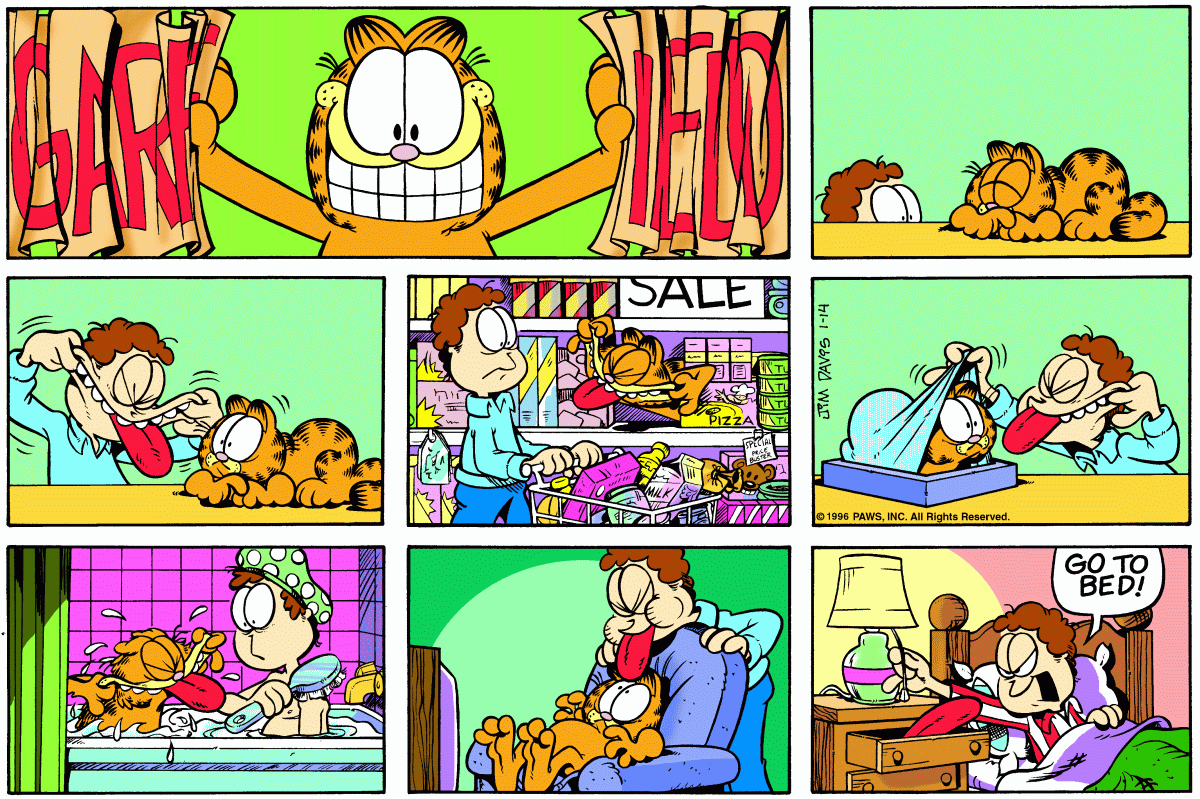 Garfield, January 14, 1996