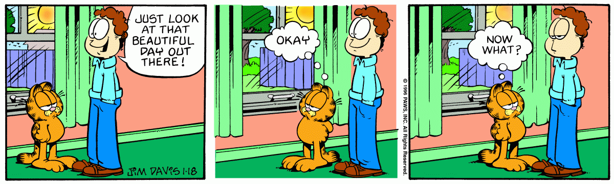 Garfield, January 18, 1996