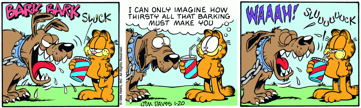 Garfield, January 20, 1996