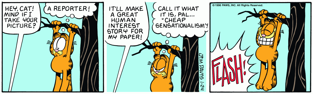 Garfield, January 24, 1996