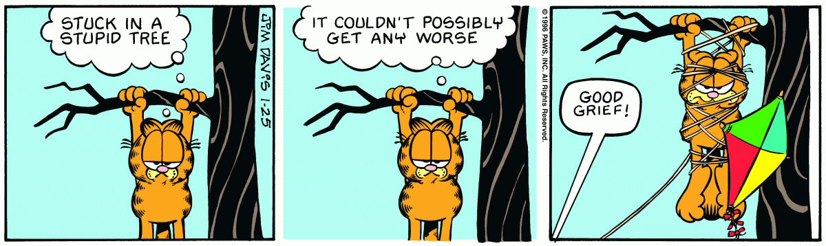 Garfield, January 25, 1996