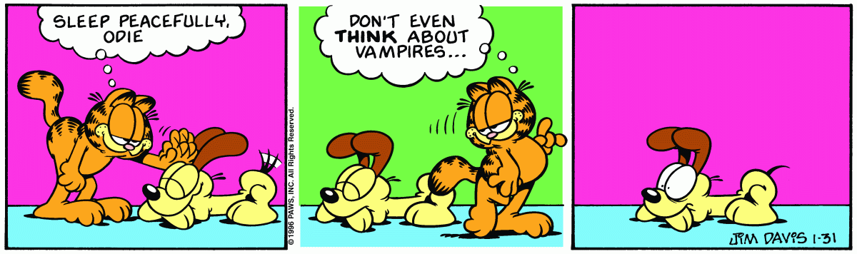 Garfield, January 31, 1996