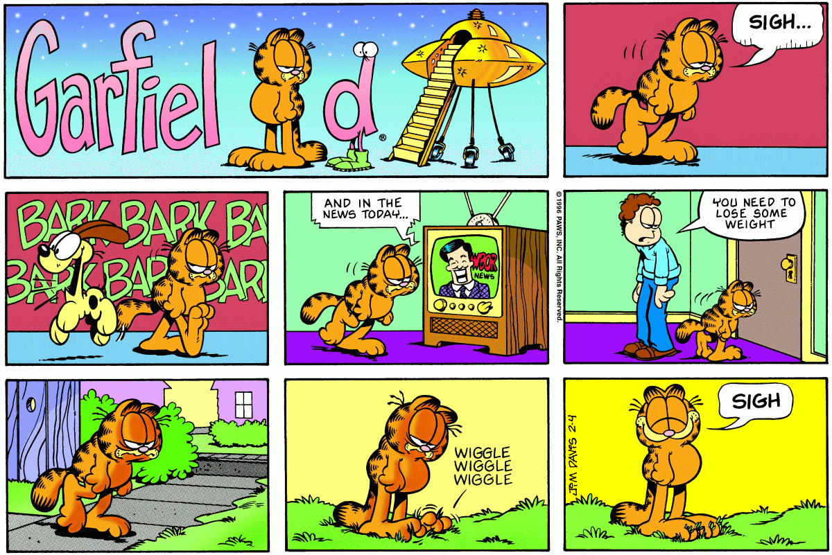 Garfield, February 4, 1996