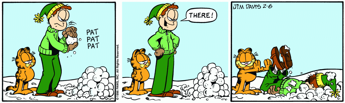 Garfield, February 6, 1996