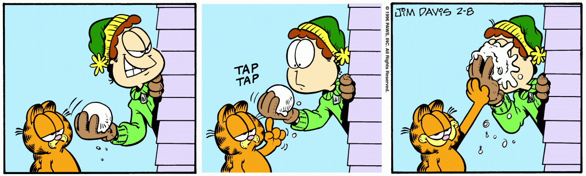 Garfield, February 8, 1996