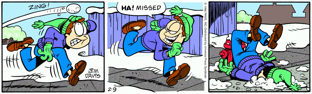 Garfield, February 9, 1996