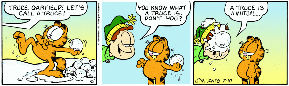Garfield, February 10, 1996