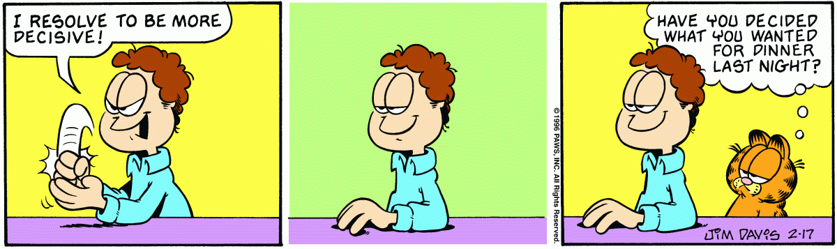 Garfield, February 17, 1996