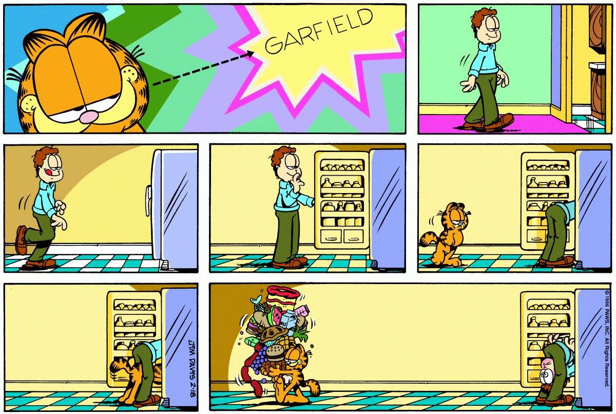 Garfield, February 18, 1996