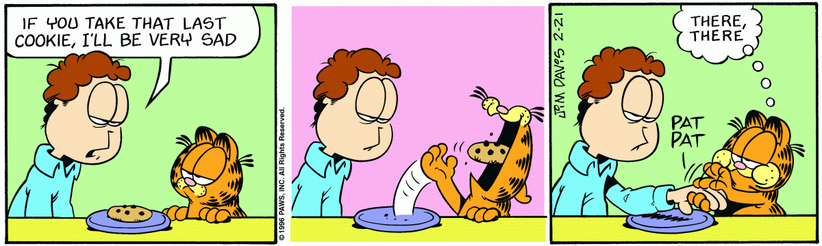 Garfield, February 21, 1996