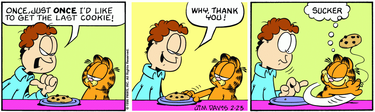 Garfield, February 23, 1996