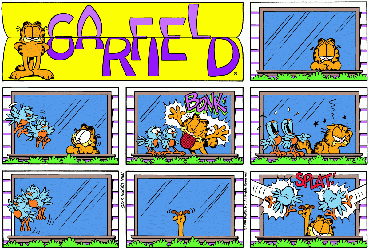Garfield, February 25, 1996