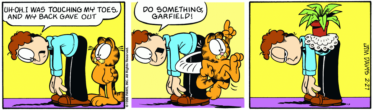 Garfield, February 27, 1996