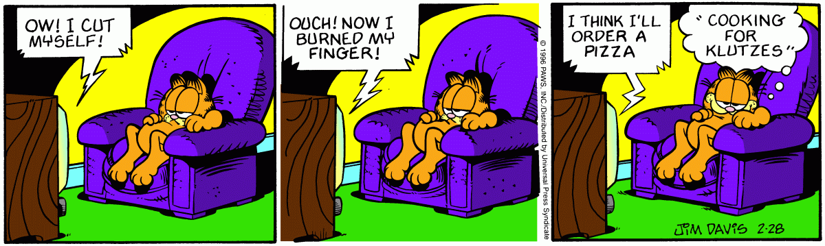 Garfield, February 28, 1996