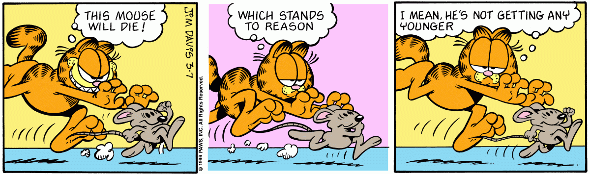 Garfield, March 7, 1996