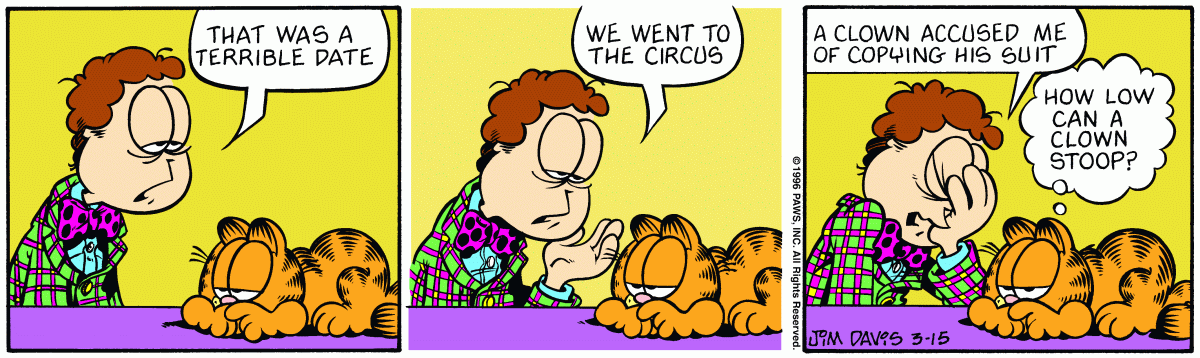 Garfield, March 15, 1996