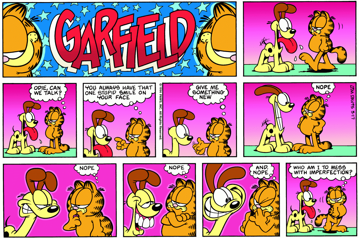 Garfield, March 17, 1996