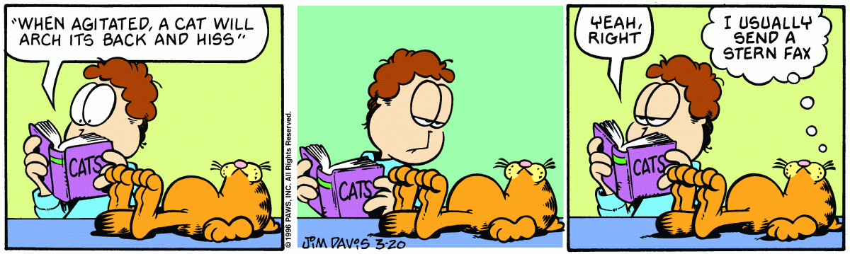 Garfield, March 20, 1996