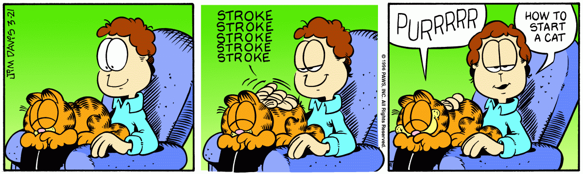 Garfield, March 21, 1996