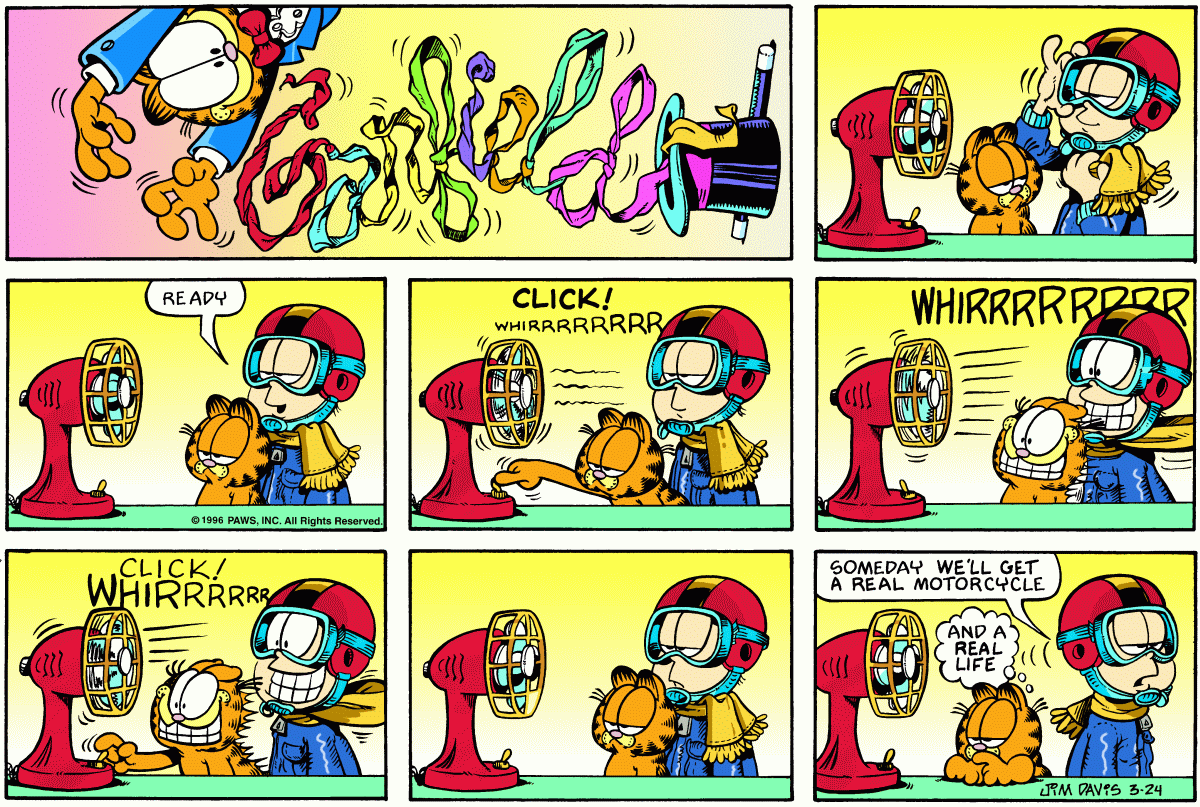 Garfield, March 24, 1996