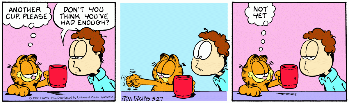 Garfield, March 27, 1996
