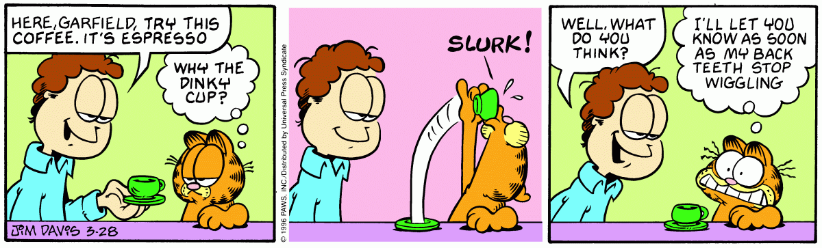 Garfield, March 28, 1996