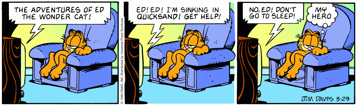 Garfield, March 29, 1996