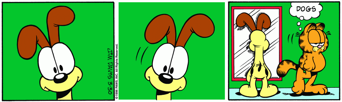 Garfield, March 30, 1996