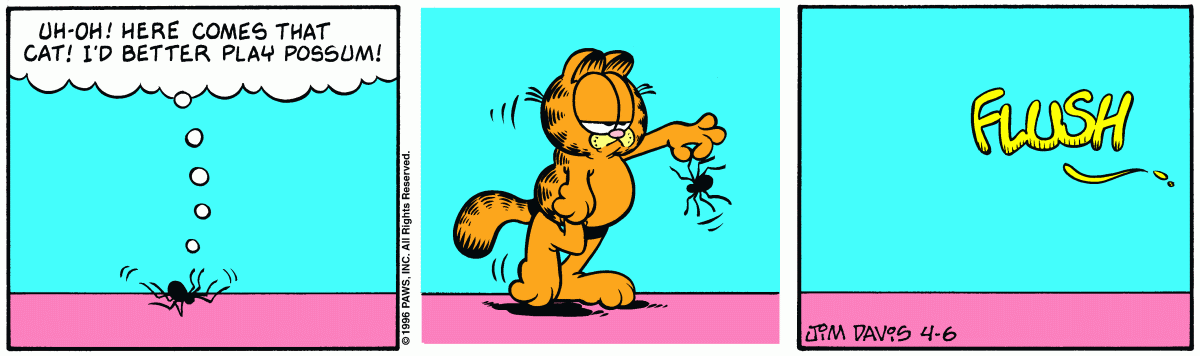Garfield, April 6, 1996