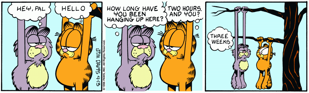 Garfield, April 13, 1996