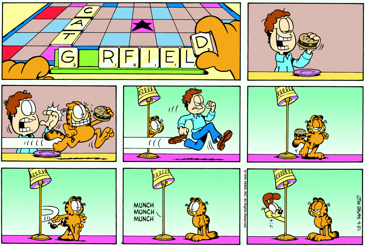 Garfield, April 21, 1996