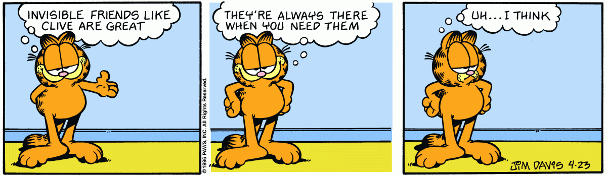 Garfield, April 23, 1996