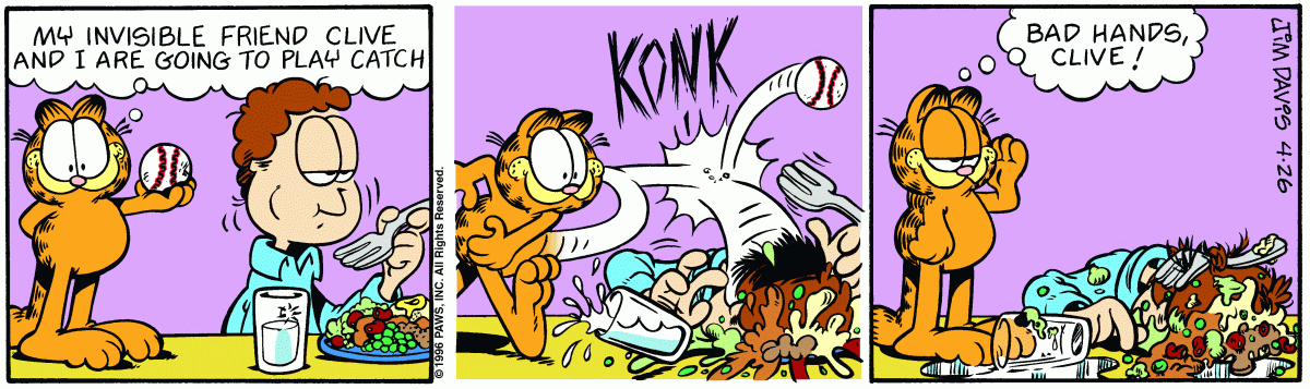 Garfield, April 26, 1996