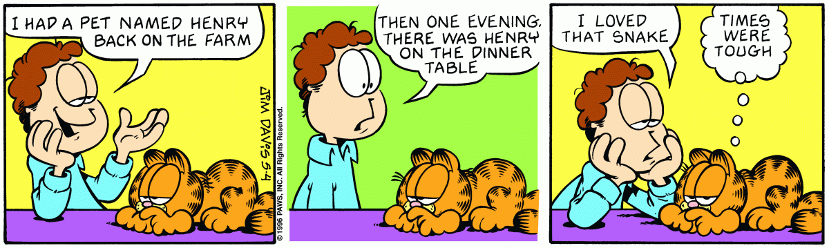 Garfield, May 4, 1996