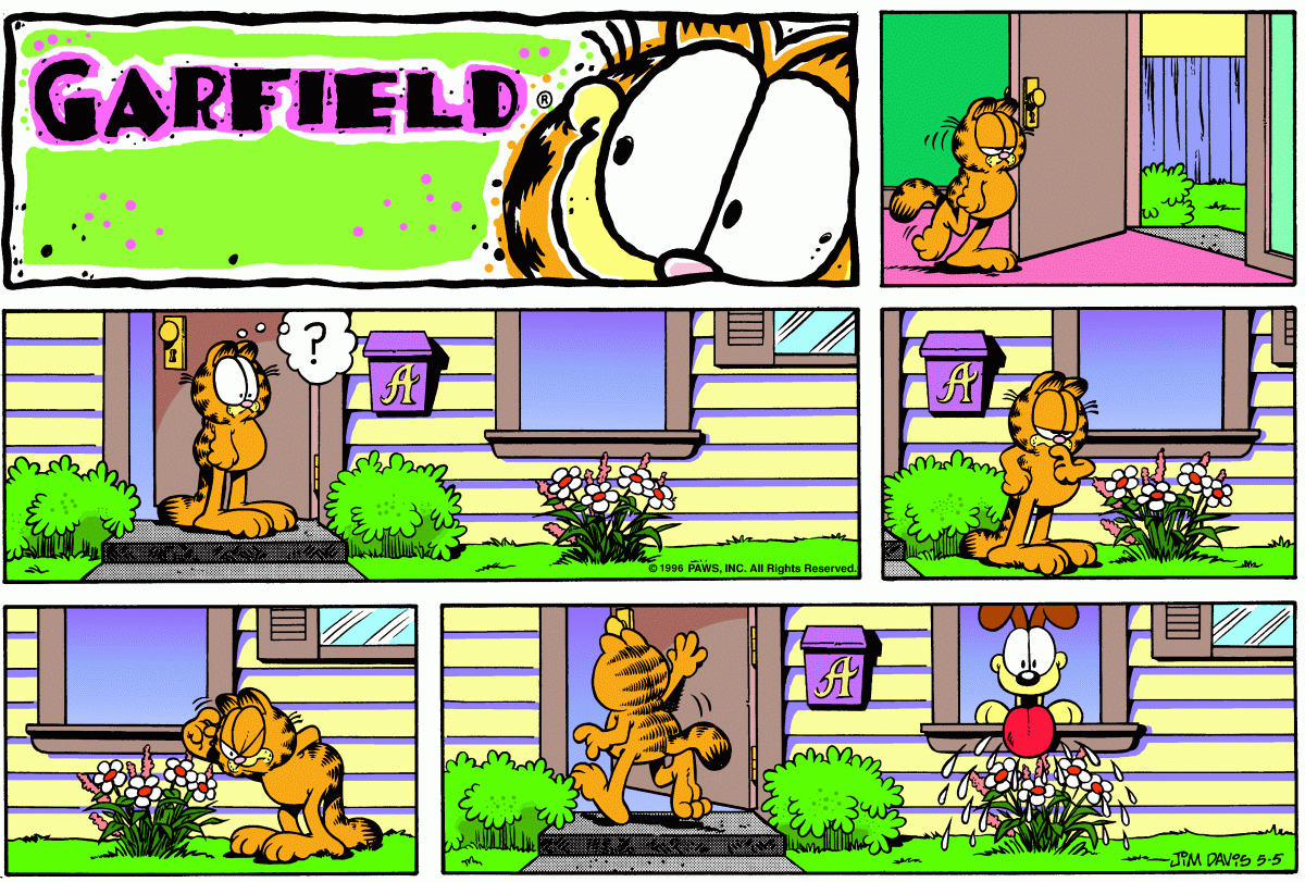 Garfield, May 5, 1996