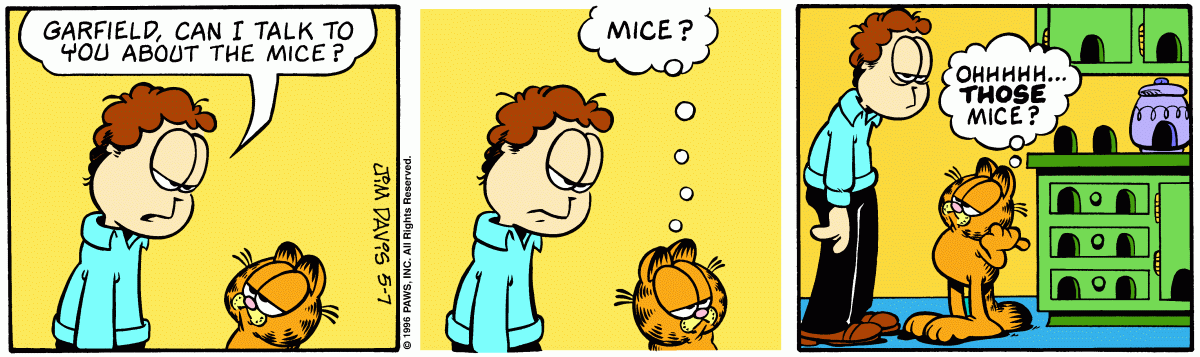 Garfield, May 7, 1996