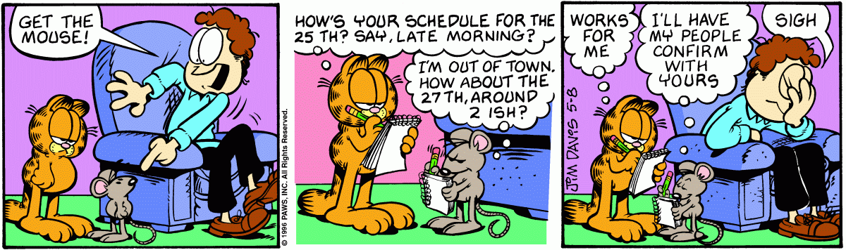 Garfield, May 8, 1996